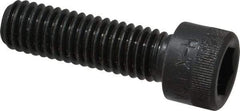 Holo-Krome - 7/16-14 UNC Hex Socket Drive, Socket Cap Screw - Alloy Steel, Black Oxide Finish, Fully Threaded, 1-1/2" Length Under Head - USA Tool & Supply
