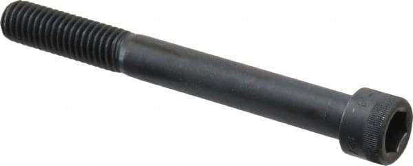 Holo-Krome - 7/16-14 UNC Hex Socket Drive, Socket Cap Screw - Alloy Steel, Black Oxide Finish, Partially Threaded, 4" Length Under Head - USA Tool & Supply