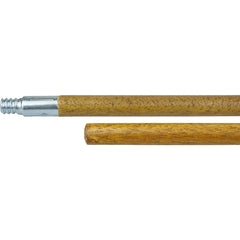 48″ Hardwood Handle, Threaded Metal Tip, 15/16″ Diameter - USA Tool & Supply
