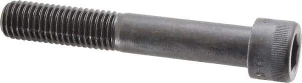 Holo-Krome - 5/8-11 UNC Hex Socket Drive, Socket Cap Screw - Alloy Steel, Black Oxide Finish, Partially Threaded, 4" Length Under Head - USA Tool & Supply
