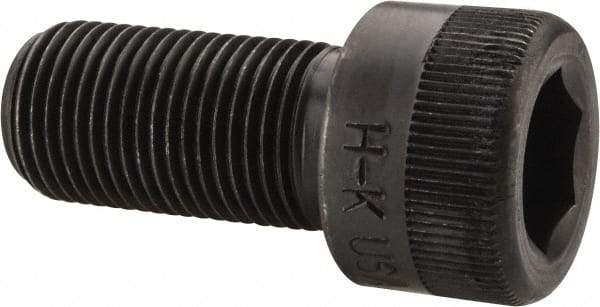 Holo-Krome - 7/8-9 UNC Hex Socket Drive, Socket Cap Screw - Alloy Steel, Black Oxide Finish, Fully Threaded, 2-1/4" Length Under Head - USA Tool & Supply