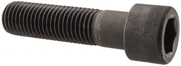 Holo-Krome - 7/8-9 UNC Hex Socket Drive, Socket Cap Screw - Alloy Steel, Black Oxide Finish, Partially Threaded, 3-1/2" Length Under Head - USA Tool & Supply