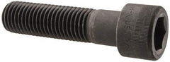 Holo-Krome - 7/8-9 UNC Hex Socket Drive, Socket Cap Screw - Alloy Steel, Black Oxide Finish, Partially Threaded, 3-1/2" Length Under Head - USA Tool & Supply