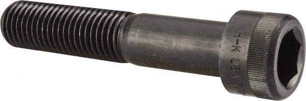 Holo-Krome - 7/8-9 UNC Hex Socket Drive, Socket Cap Screw - Alloy Steel, Black Oxide Finish, Partially Threaded, 4-1/2" Length Under Head - USA Tool & Supply