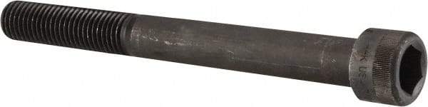 Holo-Krome - 7/8-9 UNC Hex Socket Drive, Socket Cap Screw - Alloy Steel, Black Oxide Finish, Partially Threaded, 8" Length Under Head - USA Tool & Supply