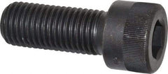 Holo-Krome - 1-8 UNC Hex Socket Drive, Socket Cap Screw - Alloy Steel, Black Oxide Finish, Fully Threaded, 2-1/2" Length Under Head - USA Tool & Supply