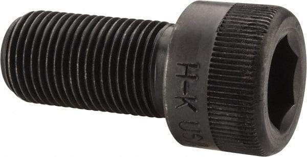 Holo-Krome - 1-8 UNC Hex Socket Drive, Socket Cap Screw - Alloy Steel, Black Oxide Finish, Fully Threaded, 2-3/4" Length Under Head - USA Tool & Supply