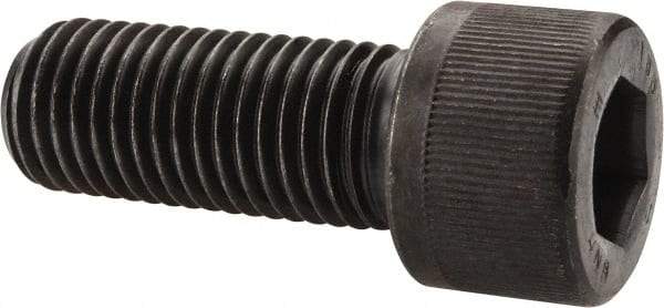 Holo-Krome - 1-8 UNC Hex Socket Drive, Socket Cap Screw - Alloy Steel, Black Oxide Finish, Fully Threaded, 3-1/4" Length Under Head - USA Tool & Supply