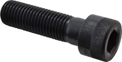 Holo-Krome - 1-8 UNC Hex Socket Drive, Socket Cap Screw - Alloy Steel, Black Oxide Finish, Partially Threaded, 3-1/2" Length Under Head - USA Tool & Supply