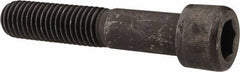 Holo-Krome - 1-8 UNC Hex Socket Drive, Socket Cap Screw - Alloy Steel, Black Oxide Finish, Partially Threaded, 4-1/2" Length Under Head - USA Tool & Supply
