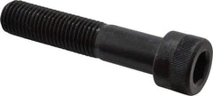 Holo-Krome - 1-8 UNC Hex Socket Drive, Socket Cap Screw - Alloy Steel, Black Oxide Finish, Partially Threaded, 5" Length Under Head - USA Tool & Supply