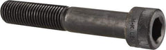 Holo-Krome - 1-8 UNC Hex Socket Drive, Socket Cap Screw - Alloy Steel, Black Oxide Finish, Partially Threaded, 6" Length Under Head - USA Tool & Supply