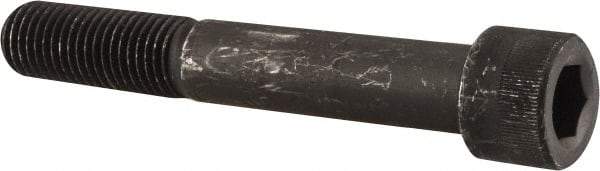 Holo-Krome - 1-8 UNC Hex Socket Drive, Socket Cap Screw - Alloy Steel, Black Oxide Finish, Partially Threaded, 6-1/2" Length Under Head - USA Tool & Supply