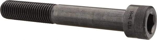 Holo-Krome - 1-8 UNC Hex Socket Drive, Socket Cap Screw - Alloy Steel, Black Oxide Finish, Partially Threaded, 7" Length Under Head - USA Tool & Supply