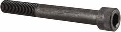 Holo-Krome - 1-8 UNC Hex Socket Drive, Socket Cap Screw - Alloy Steel, Black Oxide Finish, Partially Threaded, 8" Length Under Head - USA Tool & Supply