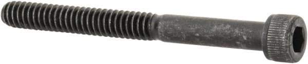 Value Collection - #10-24 UNC Hex Socket Drive, Socket Cap Screw - Alloy Steel, Black Oxide Finish, Partially Threaded, 2" Length Under Head - USA Tool & Supply