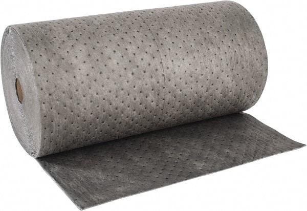 Brady SPC Sorbents - 35 Gal Capacity per Package, Universal Roll - 150' Long x 30" Wide, Polypropylene - USA Tool & Supply
