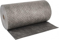 Brady SPC Sorbents - 35 Gal Capacity per Package, Universal Roll - 150' Long x 30" Wide, Polypropylene - USA Tool & Supply