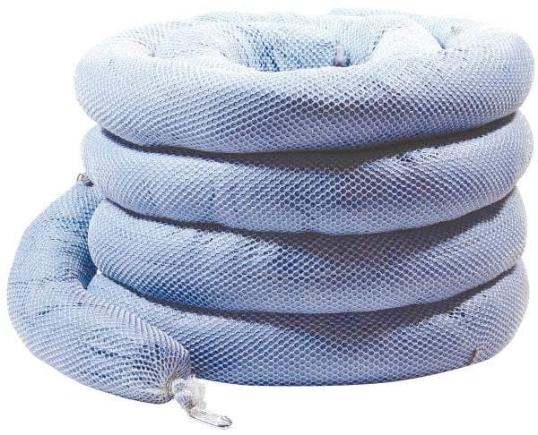 Brady SPC Sorbents - 32 Gal, 10' Long, 5" Diam, Boom - Oil Only, Blue - USA Tool & Supply