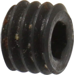 Holo-Krome - #8-36 UNF, 1/8" OAL, Cup Point Set Screw - Grade 8 Alloy Steel, 5/64" Key - USA Tool & Supply