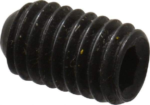 Holo-Krome - #10-32 UNF, 5/16" OAL, Cup Point Set Screw - Grade 8 Alloy Steel, 3/32" Key - USA Tool & Supply