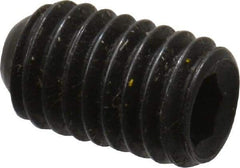 Holo-Krome - #10-32 UNF, 5/16" OAL, Cup Point Set Screw - Grade 8 Alloy Steel, 3/32" Key - USA Tool & Supply