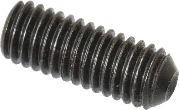 Holo-Krome - #10-32 UNF, 1/2" OAL, Cup Point Set Screw - Grade 8 Alloy Steel, 3/32" Key - USA Tool & Supply