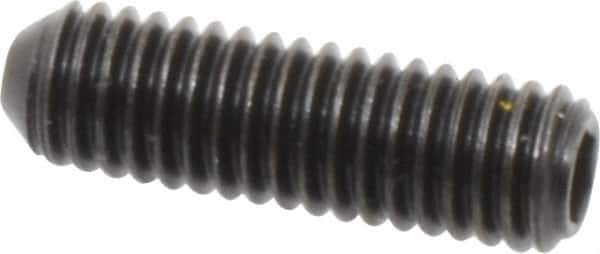 Holo-Krome - #10-32 UNF, 5/8" OAL, Cup Point Set Screw - Grade 8 Alloy Steel, 3/32" Key - USA Tool & Supply