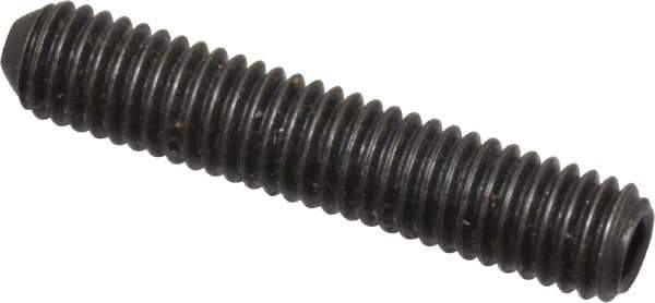 Holo-Krome - #10-32 UNF, 1" OAL, Cup Point Set Screw - Grade 8 Alloy Steel, 3/32" Key - USA Tool & Supply