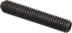 Holo-Krome - #10-32 UNF, 1" OAL, Cup Point Set Screw - Grade 8 Alloy Steel, 3/32" Key - USA Tool & Supply
