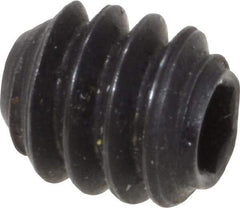 Holo-Krome - #4-40 UNC, 1/8" OAL, Cup Point Set Screw - Grade 8 Alloy Steel, 0.05" Key - USA Tool & Supply