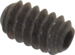 Holo-Krome - #4-40 UNC, 3/16" OAL, Cup Point Set Screw - Grade 8 Alloy Steel, 0.05" Key - USA Tool & Supply