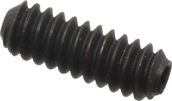 Holo-Krome - #4-40 UNC, 5/16" OAL, Cup Point Set Screw - Grade 8 Alloy Steel, 0.05" Key - USA Tool & Supply