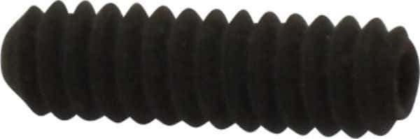 Holo-Krome - #4-40 UNC, 3/8" OAL, Cup Point Set Screw - Grade 8 Alloy Steel, 0.05" Key - USA Tool & Supply