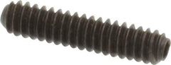 Holo-Krome - #4-40 UNC, 1/2" OAL, Cup Point Set Screw - Grade 8 Alloy Steel, 0.05" Key - USA Tool & Supply