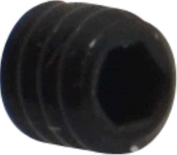 Holo-Krome - #5-40 UNC, 1/8" OAL, Cup Point Set Screw - Grade 8 Alloy Steel, 1/16" Key - USA Tool & Supply