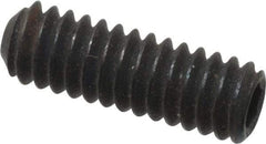 Holo-Krome - #5-40 UNC, 3/8" OAL, Cup Point Set Screw - Grade 8 Alloy Steel, 1/16" Key - USA Tool & Supply