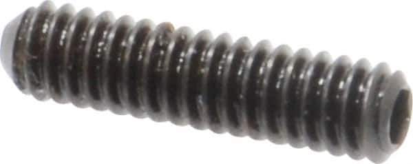 Holo-Krome - #5-40 UNC, 1/2" OAL, Cup Point Set Screw - Grade 8 Alloy Steel, 1/16" Key - USA Tool & Supply