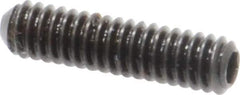 Holo-Krome - #5-40 UNC, 1/2" OAL, Cup Point Set Screw - Grade 8 Alloy Steel, 1/16" Key - USA Tool & Supply