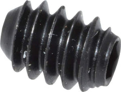 Holo-Krome - #6-32 UNC, 3/16" OAL, Cup Point Set Screw - Grade 8 Alloy Steel, 1/16" Key - USA Tool & Supply