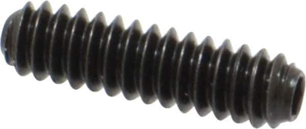 Holo-Krome - #6-32 UNC, 1/2" OAL, Cup Point Set Screw - Grade 8 Alloy Steel, 1/16" Key - USA Tool & Supply