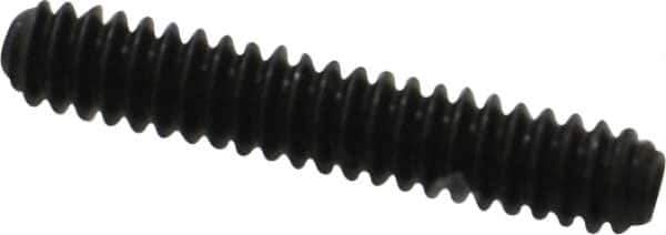 Holo-Krome - #6-32 UNC, 3/4" OAL, Cup Point Set Screw - Grade 8 Alloy Steel, 1/16" Key - USA Tool & Supply