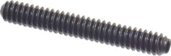 Holo-Krome - #6-32 UNC, 1" OAL, Cup Point Set Screw - Grade 8 Alloy Steel, 1/16" Key - USA Tool & Supply