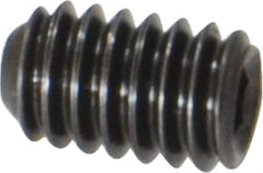 Holo-Krome - #8-32 UNC, 1/4" OAL, Cup Point Set Screw - Grade 8 Alloy Steel, 5/64" Key - USA Tool & Supply