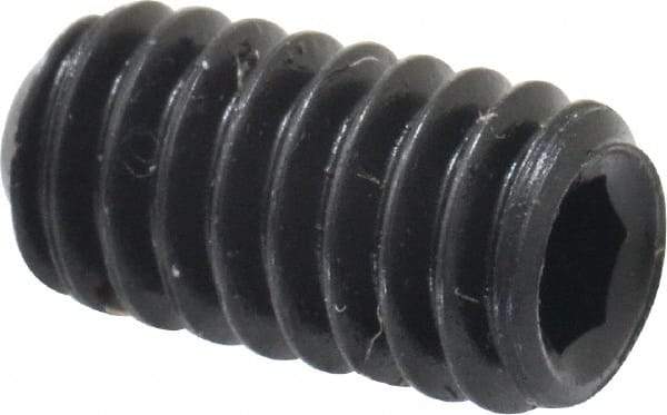 Holo-Krome - #8-32 UNC, 5/16" OAL, Cup Point Set Screw - Grade 8 Alloy Steel, 5/64" Key - USA Tool & Supply