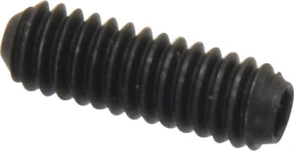 Holo-Krome - #8-32 UNC, 1/2" OAL, Cup Point Set Screw - Grade 8 Alloy Steel, 5/64" Key - USA Tool & Supply