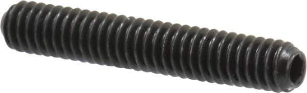 Holo-Krome - #8-32 UNC, 1" OAL, Cup Point Set Screw - Grade 8 Alloy Steel, 5/64" Key - USA Tool & Supply