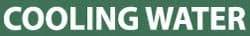 NMC - Pipe Marker with Cooling Water Legend and No Graphic - 3/4 to 1-1/4" Pipe Outside Diam, White on Green - USA Tool & Supply