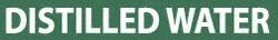 NMC - Pipe Marker with Distilled Water Legend and No Graphic - 3/4 to 1-1/4" Pipe Outside Diam, White on Green - USA Tool & Supply