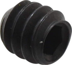 Holo-Krome - #10-24 UNC, 3/16" OAL, Cup Point Set Screw - Grade 8 Alloy Steel, 3/32" Key - USA Tool & Supply